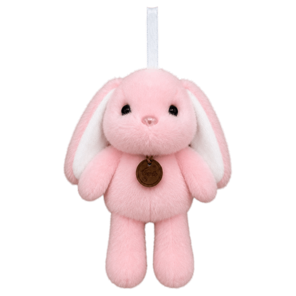 4632 SALAŞ TAVŞAN ANAHTARLIK 17 CM-PEMBE