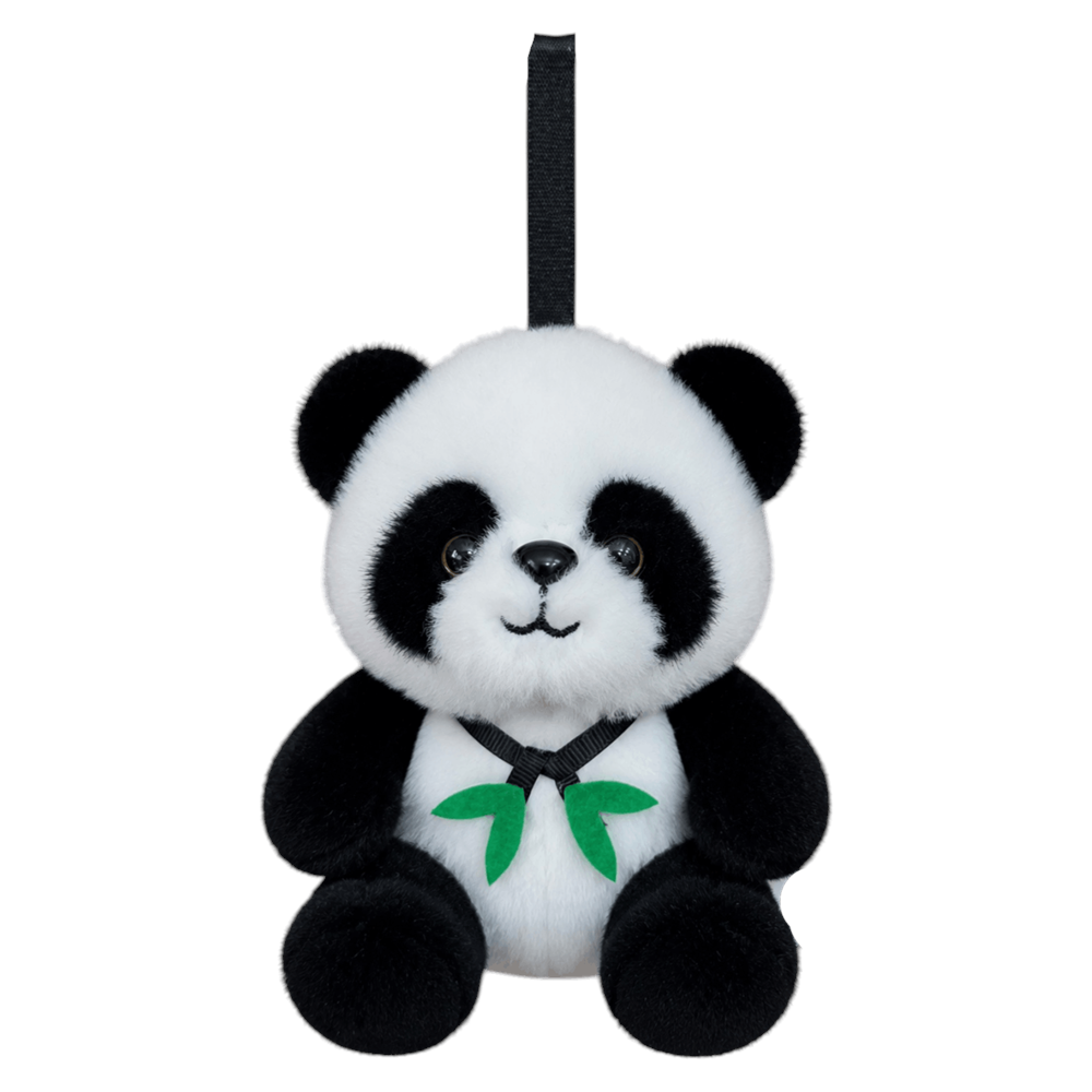 4670 PANDA ANAHTARLIK 15 CM -SİYAH