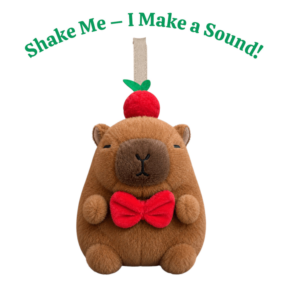 4675 CAPYBARA ANAHTARLIK 13 CM -KAHVE