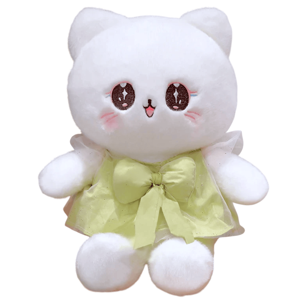 4609 SEVİMLİ KEDİCİK 45 CM-BEYAZ