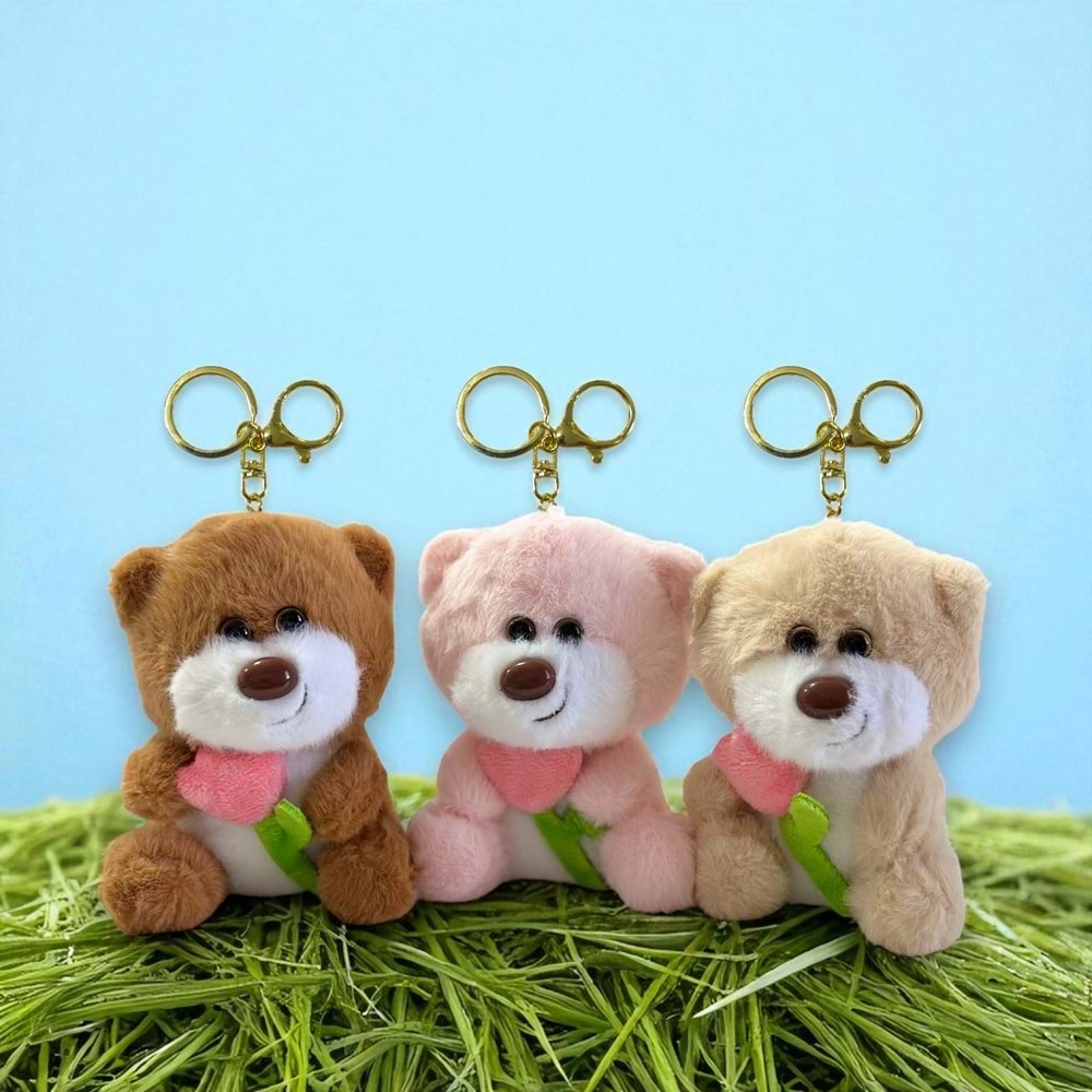 4494 AYICIK ANAHTARLIK 12 CM-KAHVERENGİ