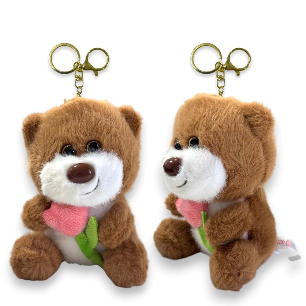 4494 AYICIK ANAHTARLIK 12 CM-KAHVERENGİ KOYU