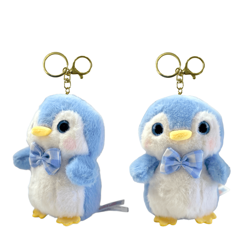 4498 PENGUEN ANAHTARLIK 12 CM-MAVİ