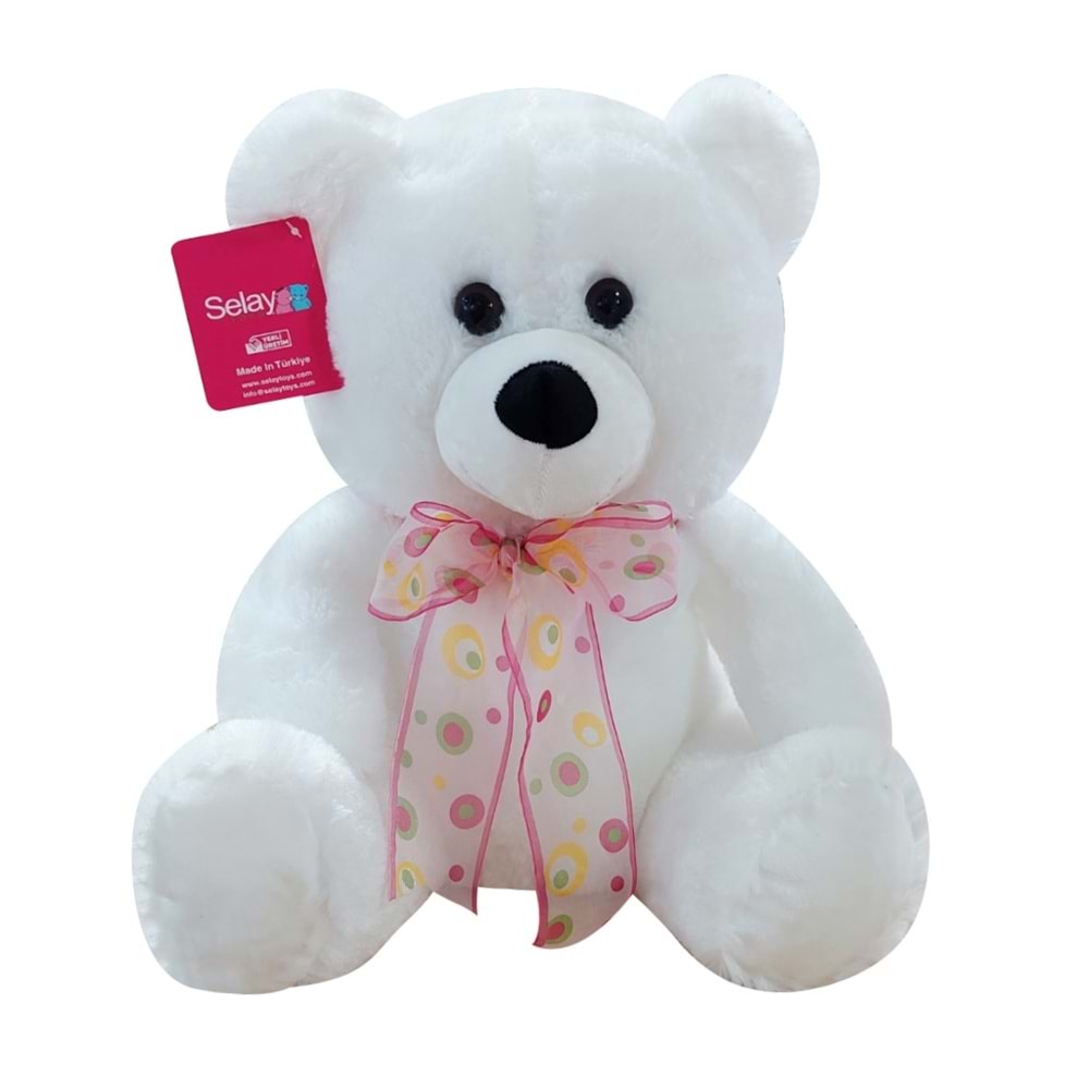 1178 OTURAN AYI 37 CM-BEYAZ