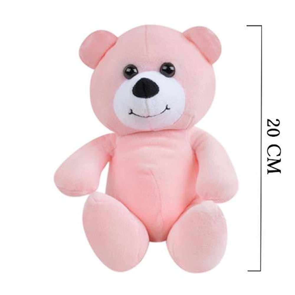 2222 MİNİK AYI 24 CM-PEMBE