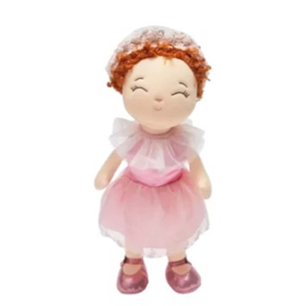 1385 TÜLLÜ BEBEK 35 CM-PEMBE