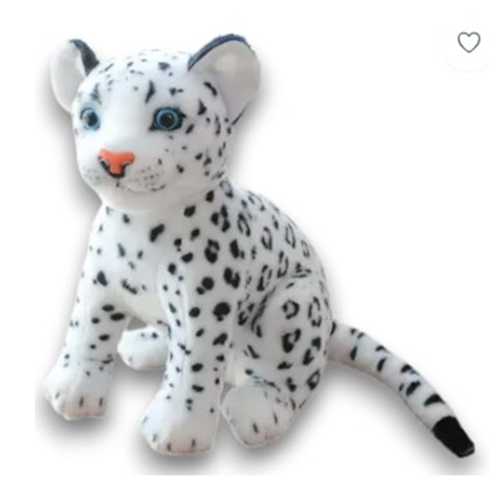 4553 LEOPAR 30 CM-BEYAZ