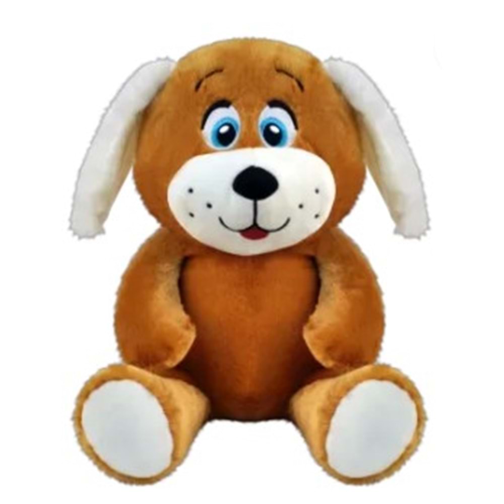 1291 OTURAN SEVİMLİ KÖPEK 30 CM-KAHVERENGİ