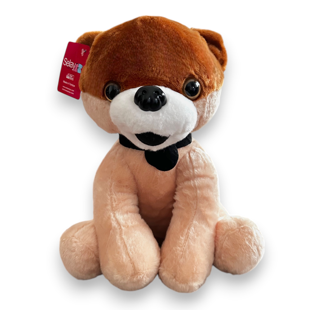 1397 KARAMEL KÖPEK 28 CM-EKRU