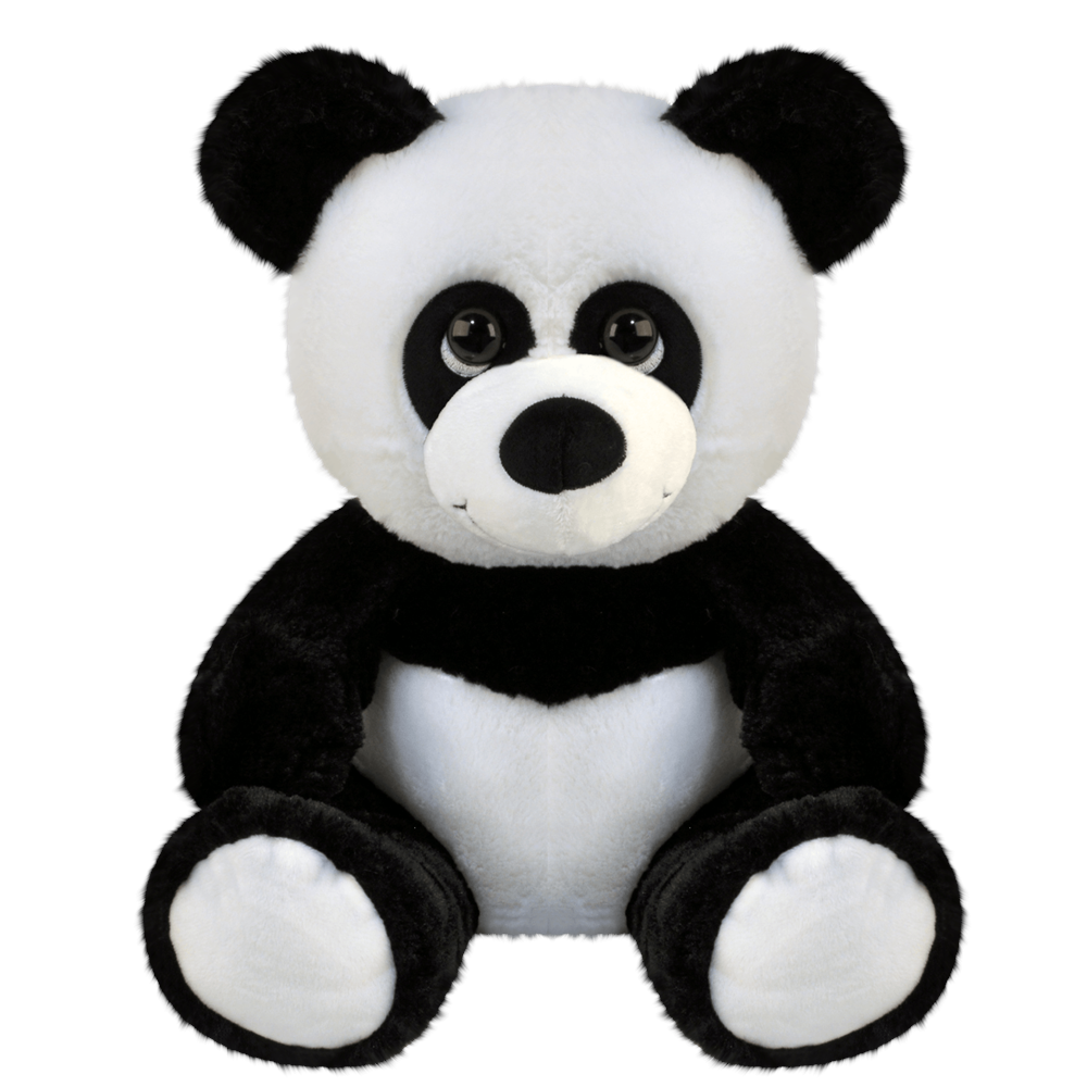 5127 OTURAN PANDA 30 CM-SİYAH