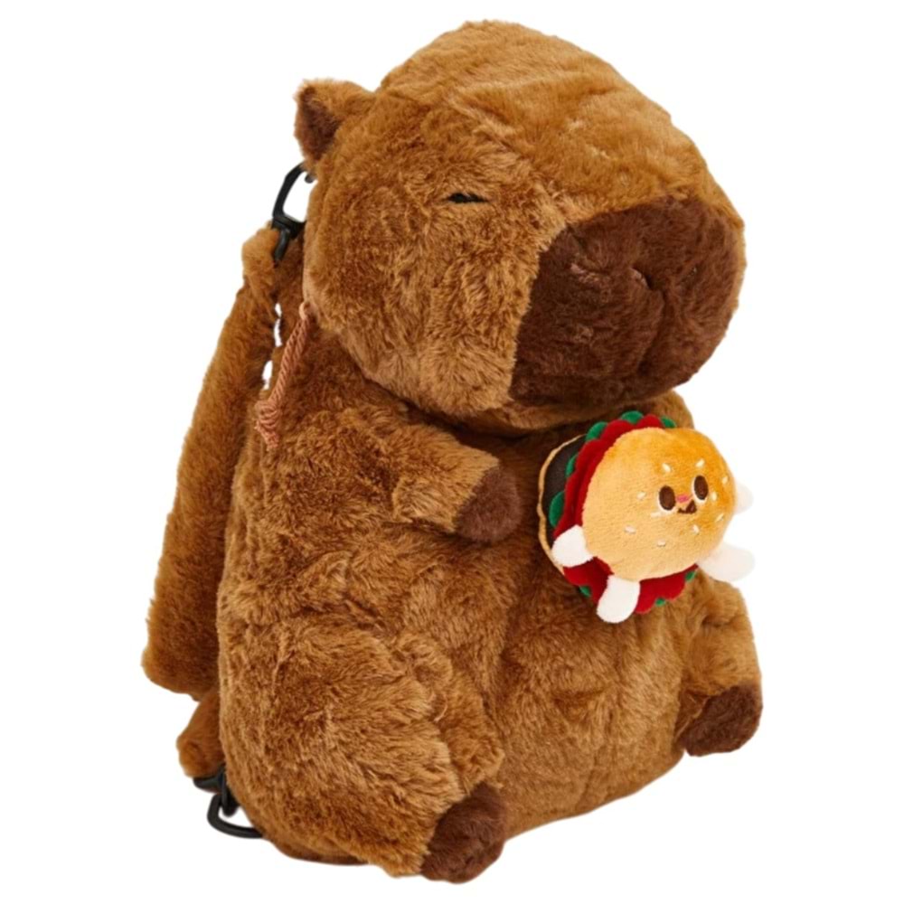 9893 CAPYBARA SIRT ÇANTASI 30 CM-KAHVERENGİ