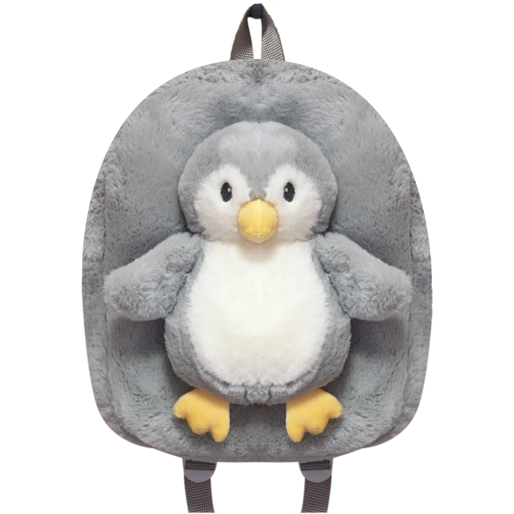 9803 PENGUEN SIRT ÇANTASI 30CM-GRİ
