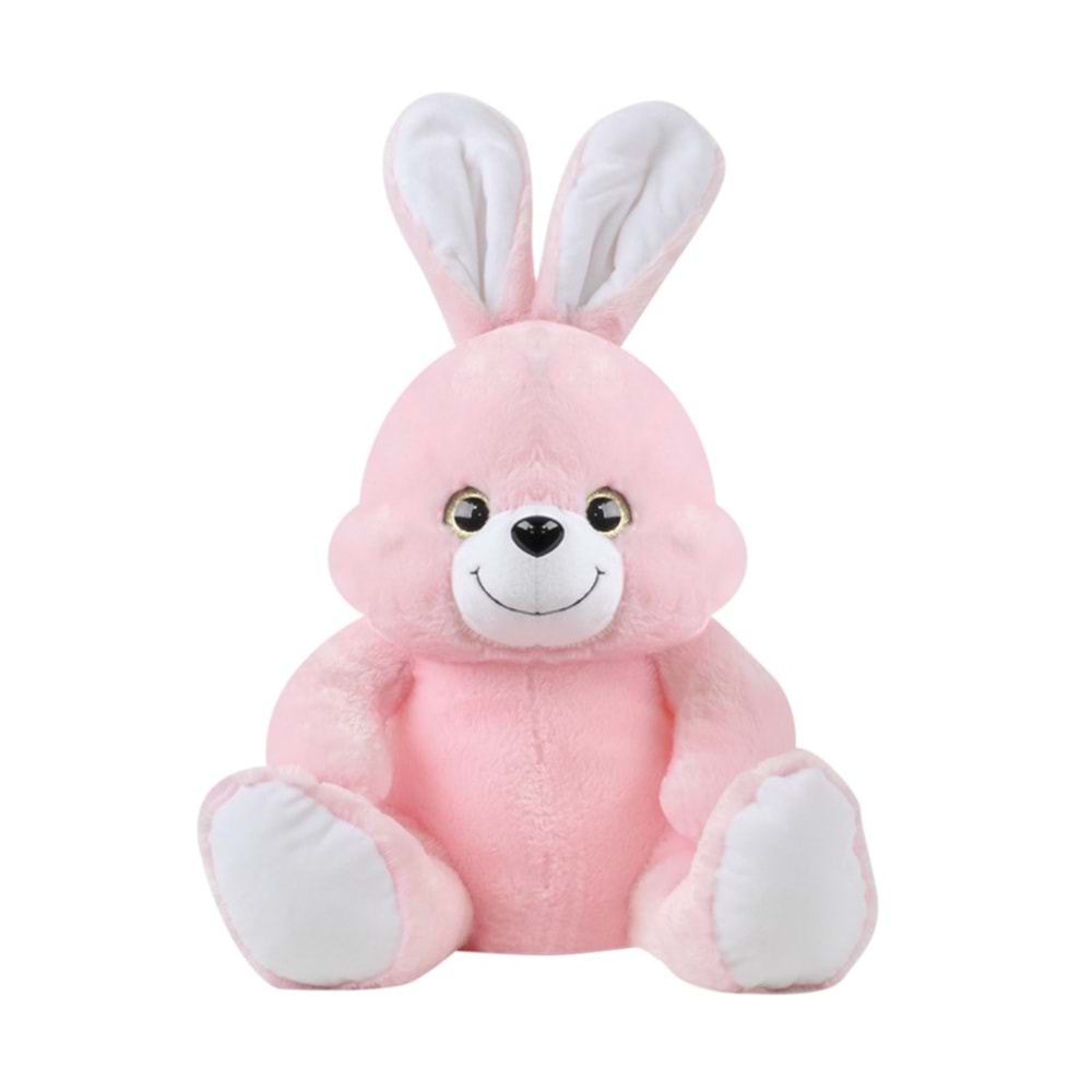 1553 OTURAN SEVİMLİ TAVŞAN 30 CM-PEMBE