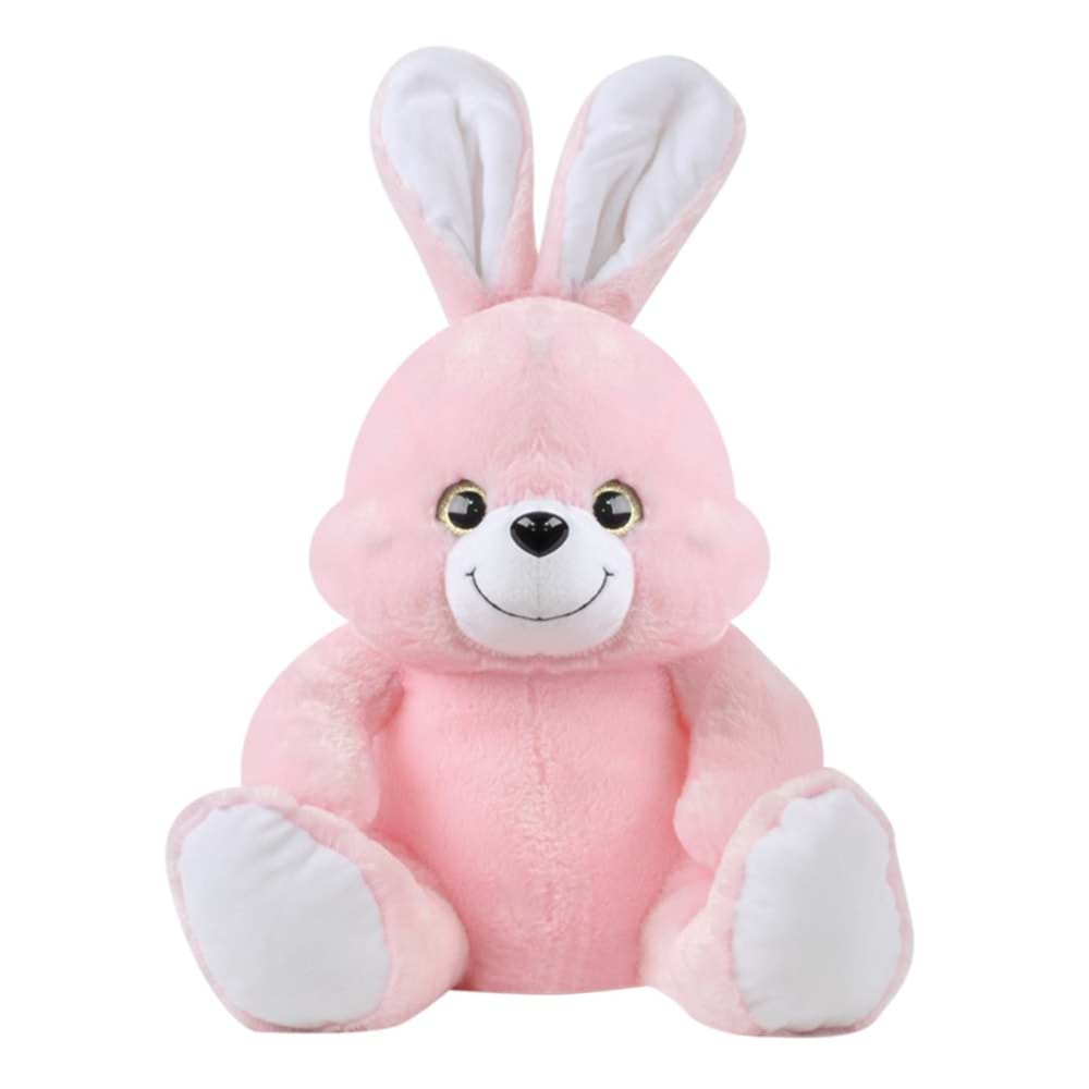 1554 OTURAN SEVİMLİ TAVŞAN 37 CM-PEMBE