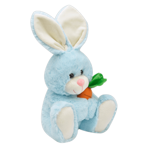 1012 KARMA PELUŞ 28 CM-TAVŞAN-MAVİ
