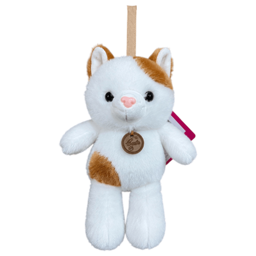 4624 SALAŞ KEDİ ANAHTARLIK 17 CM-BEYAZ