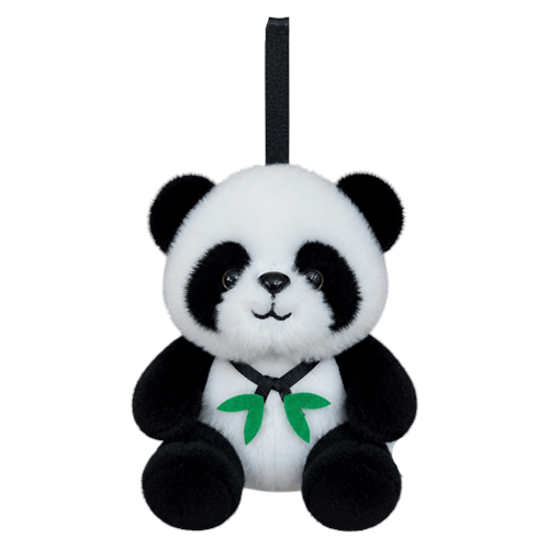 4670 PANDA ANAHTARLIK 15 CM -SİYAH