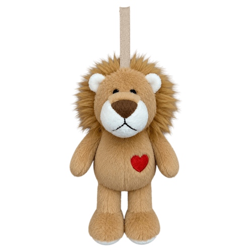 4674 ASLAN ANAHTARLIK 15 CM -KAHVE