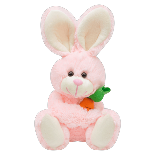 1012 KARMA PELUŞ 28 CM-TAVŞAN-PEMBE