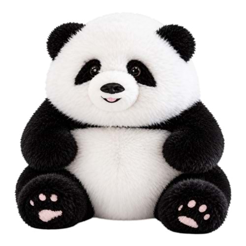 5108 PANDA 22 CM -SİYAH