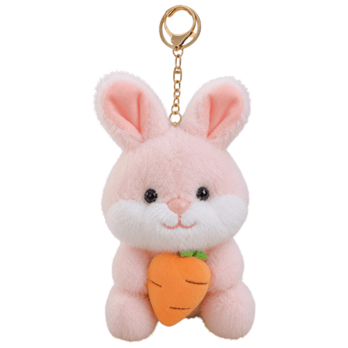 4497 TAVŞAN ANAHTARLIK 12 CM-PEMBE