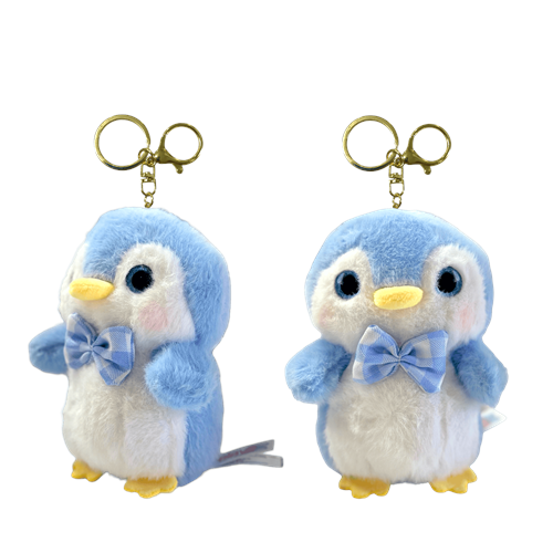 4498 PENGUEN ANAHTARLIK 12 CM-MAVİ