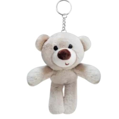 1357 ANAHTARLIK AYICIK 16 CM-KAHVERENGİ