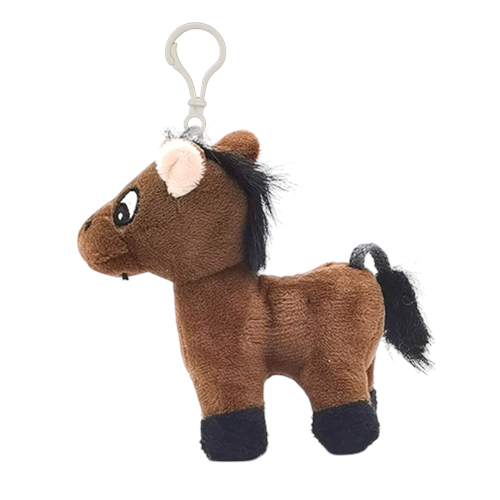 1499 EŞEK ANAHTARLIK 12 CM-KAHVERENGİ