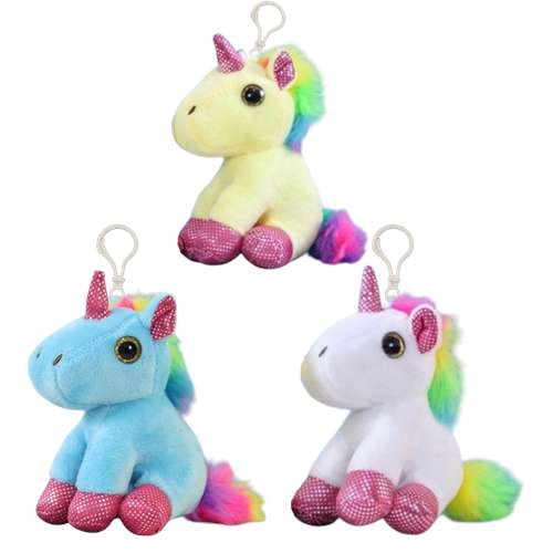 1533 UNICORN ANAHTARLIK 12 CM-SARI