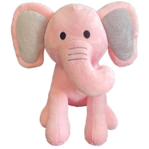 1250 BOBBİ ELEPHANT 25 CM-PEMBE