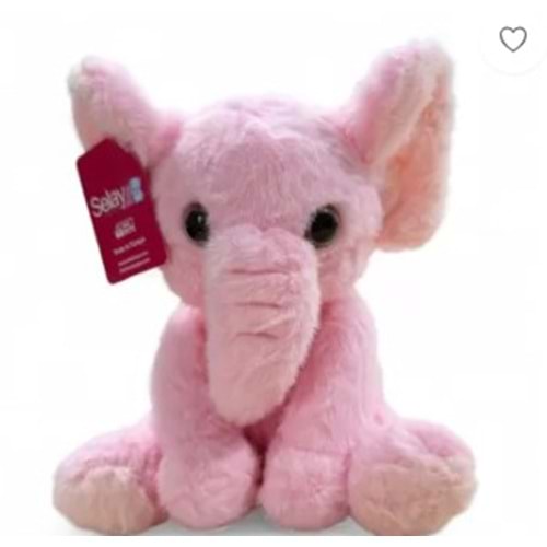 1287 FİL 22 CM-PEMBE
