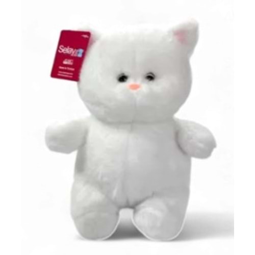 4518 KEDİ 26 CM-BEYAZ