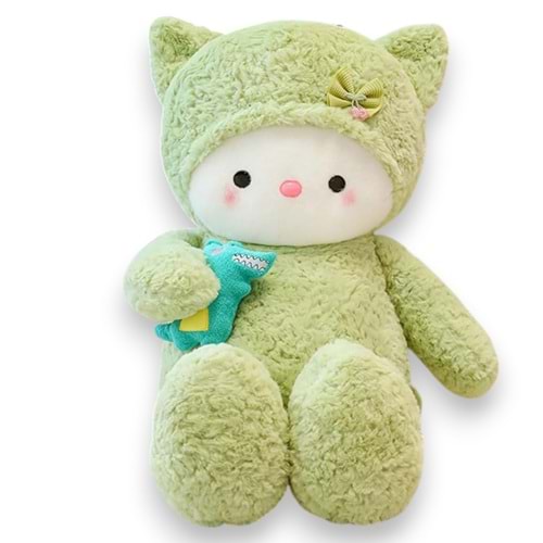 4372 KEDİ 35 CM-YEŞİL
