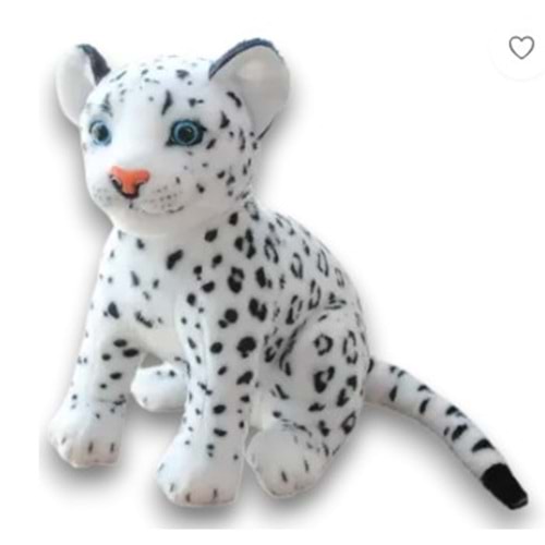 4553 LEOPAR 30 CM-BEYAZ