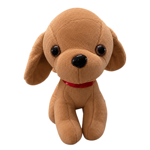 1460 SEVİMLİ KÖPEK 15 CM-KAHVERENGİ