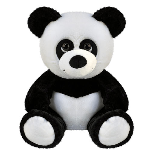 5127 OTURAN PANDA 30 CM-SİYAH