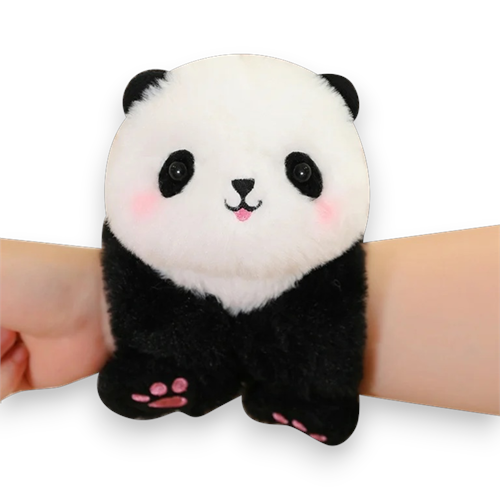 1454 SLAP PANDA 25 CM-SİYAH