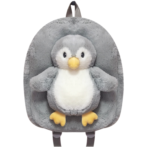 9803 PENGUEN SIRT ÇANTASI 30CM-GRİ