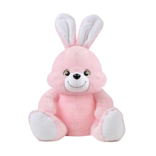 1553 OTURAN SEVİMLİ TAVŞAN 30 CM-PEMBE