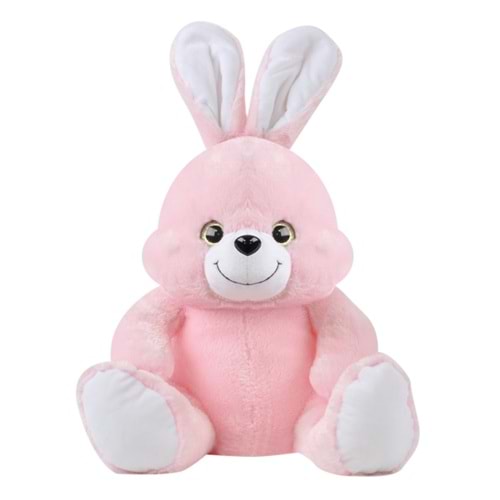 1554 OTURAN SEVİMLİ TAVŞAN 37 CM-PEMBE