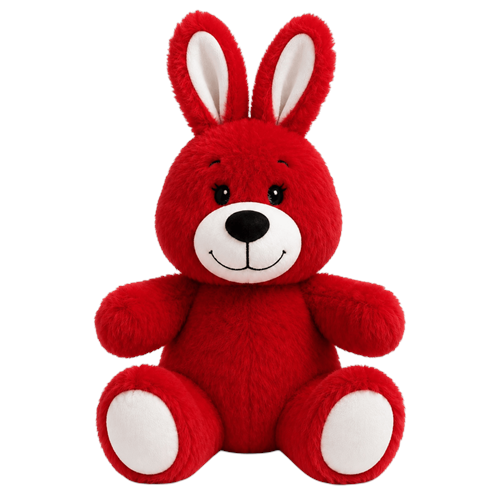 3335 TAVŞAN 15 CM-KIRMIZI