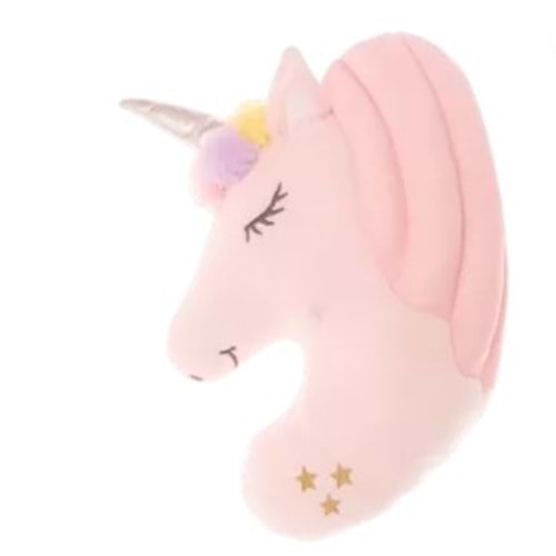 2042 BEBEK UNICORN YASTIK 30 CM-PEMBE