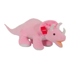 Triceratops 90 cm Pembe 