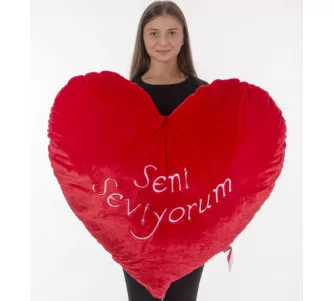 SENİ SEVİYORUM KALP YASTIK 100 CM