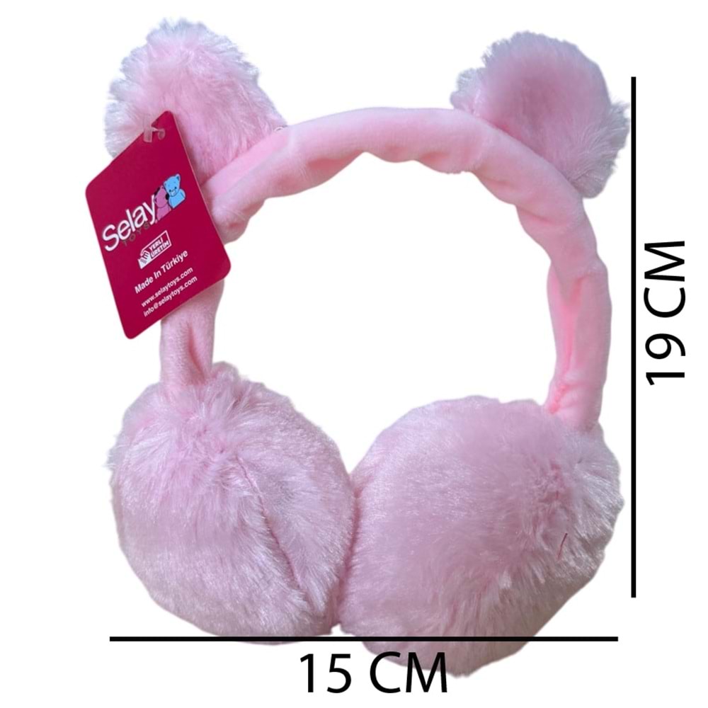 5555 KULAKLIK 20CM-PEMBE